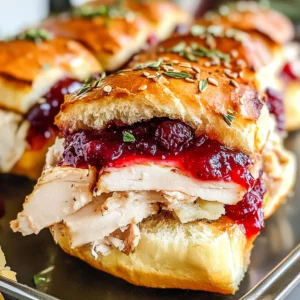 CRANBERRY TURKEY SLIDERS