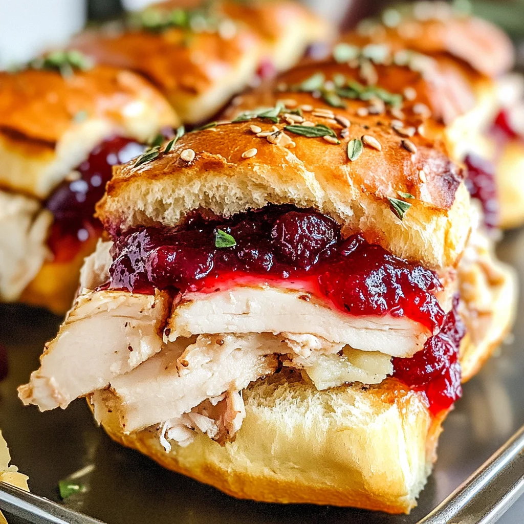 CRANBERRY TURKEY SLIDERS