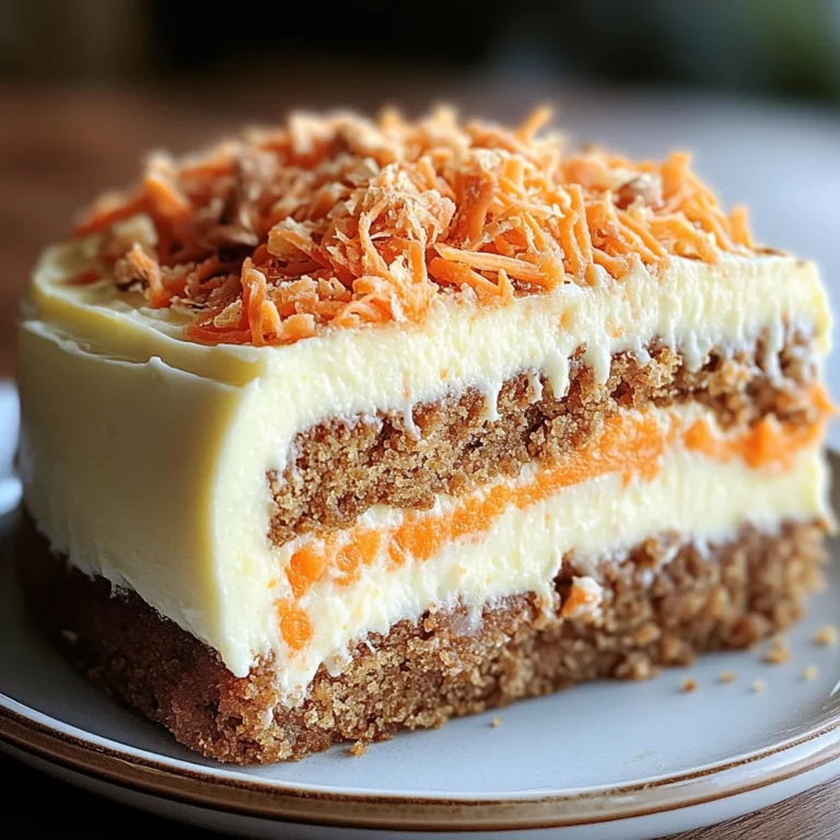 Carrot Cake Cheesecake Recipe – Easy Holiday Dessert