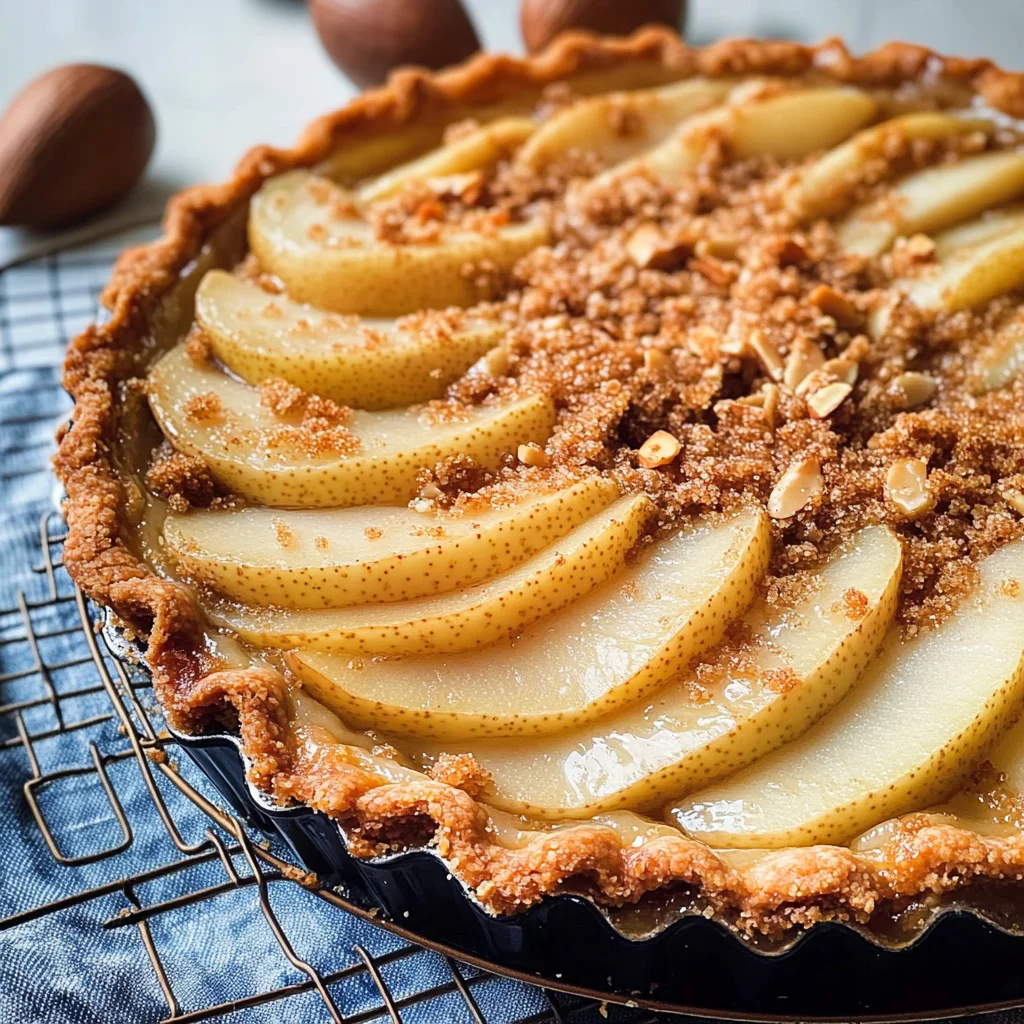 Chai Spiced Pear Almond Crumble Tart: A 42-year Secret