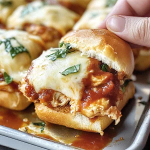 Chicken Parmesan Sliders