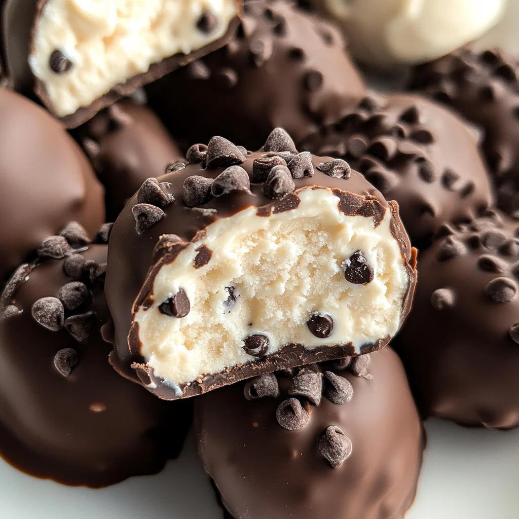 Cookie Dough Frozen Yogurt Bites