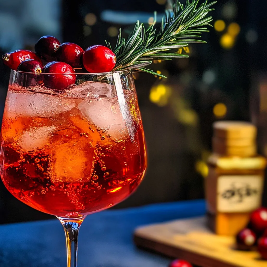 Cranberry Aperol Spritz Recipe