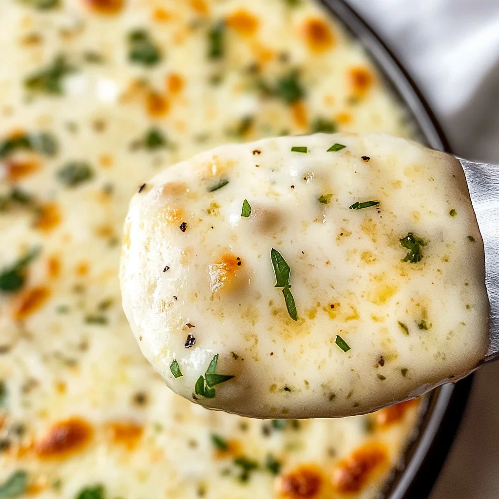 Creamy Parmesan Garlic Pizza Dip