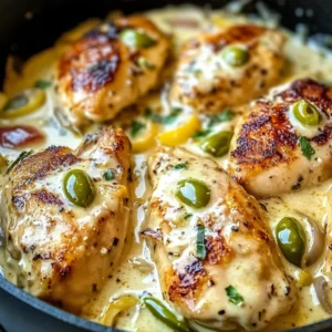 Creamy Pepperoncini Chicken Skillet Recipe - Quick & Easy