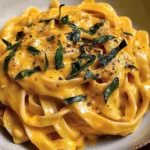 Creamy Pumpkin Alfredo Pasta