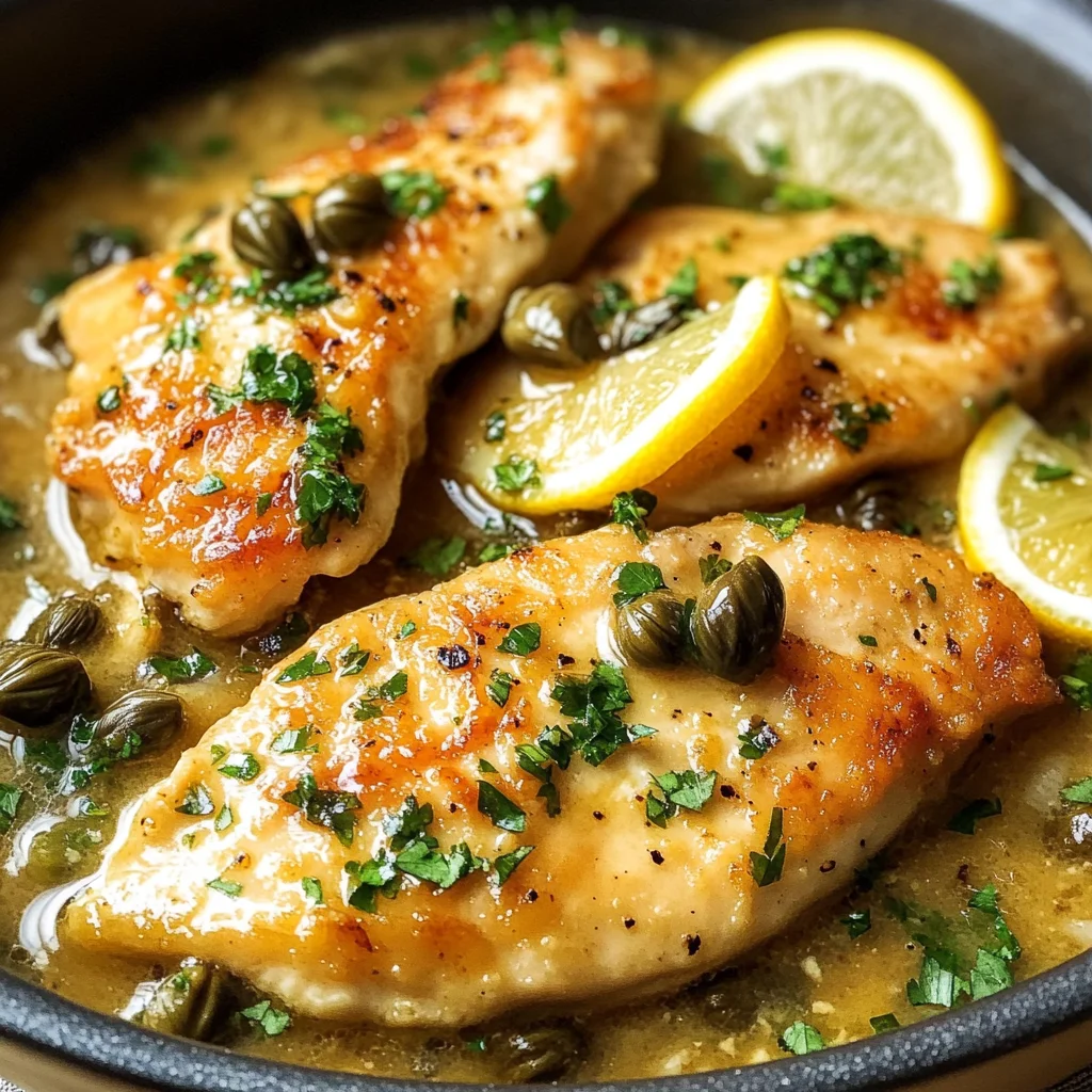 Crockpot Chicken Piccata