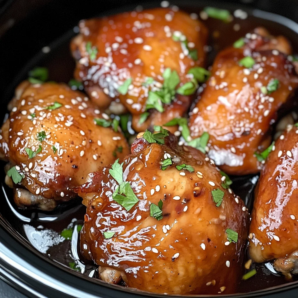 Crockpot Honey Garlic Chicken Recipe