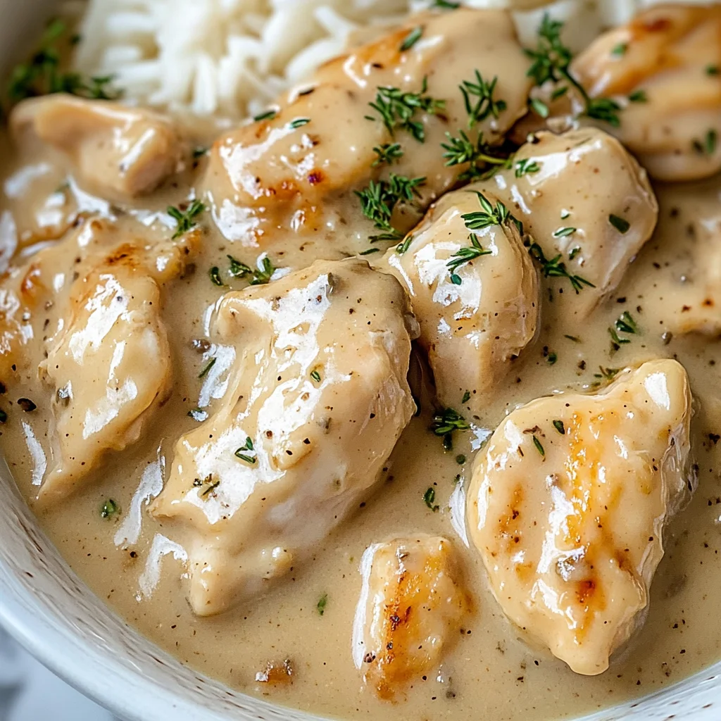 Easy Crockpot Chicken and Gravy
