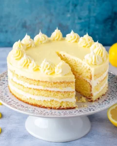 Easy Lemon Birthday Cake Recipe