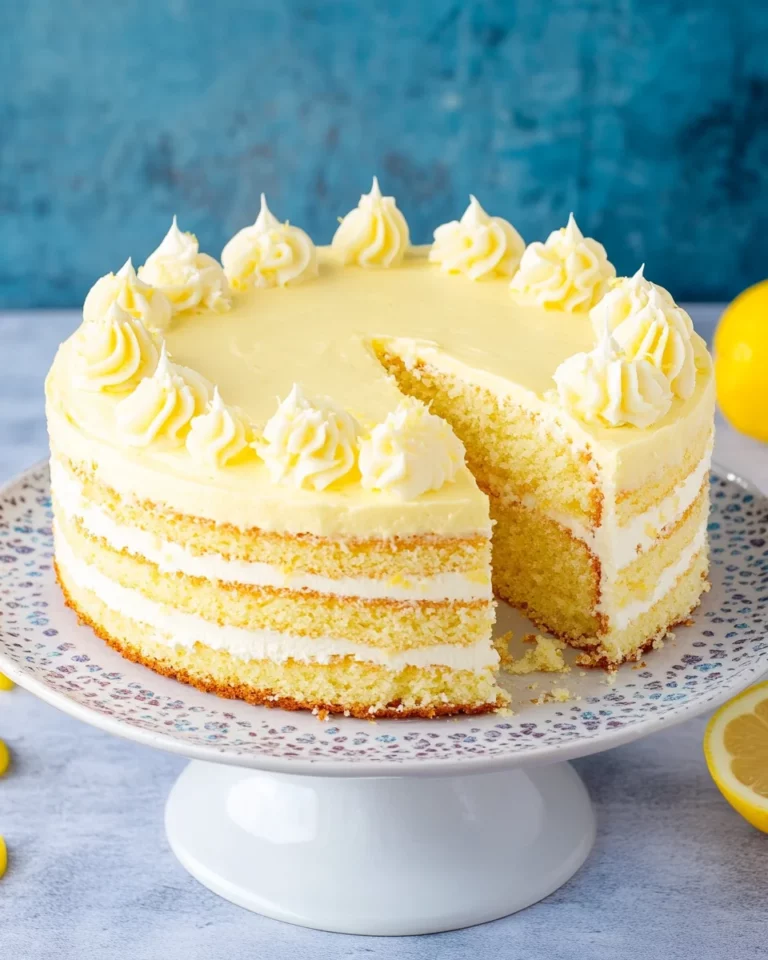 Easy Lemon Birthday Cake Recipe