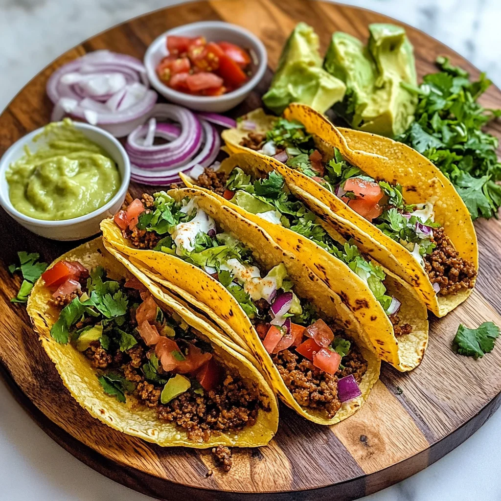 Easy Taco Recipe Dinner Board