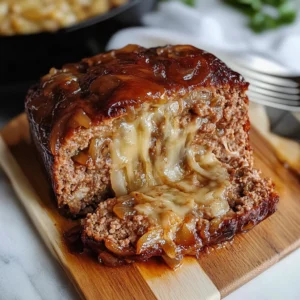 French Onion Meatloaf