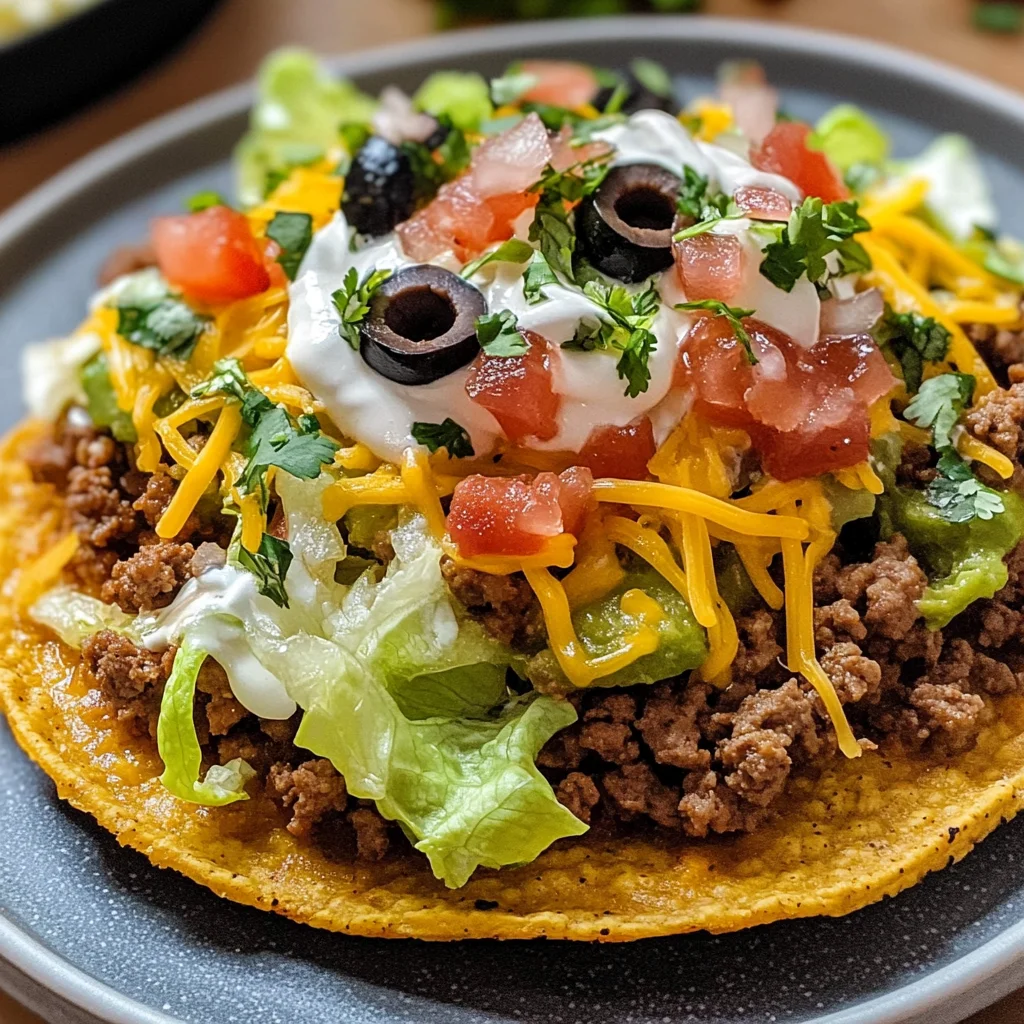 Ground Beef Tostadas