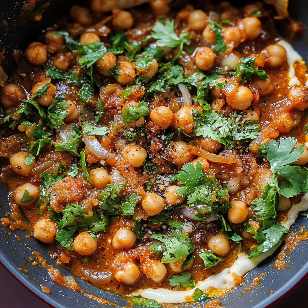 Harissa Chickpeas