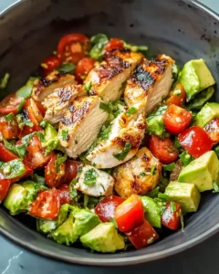 Healthy Avocado Chicken Salad Recipe