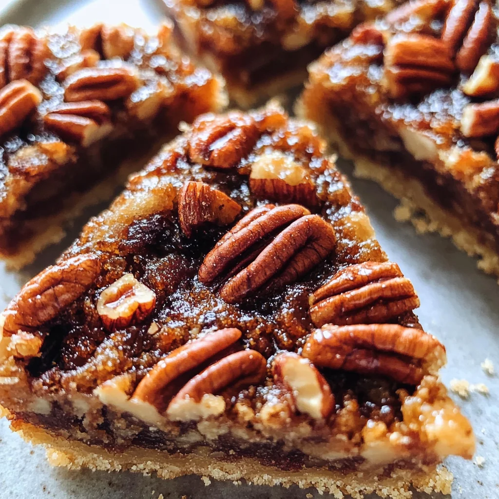 Healthy Gluten-Free Pecan Pie Bars