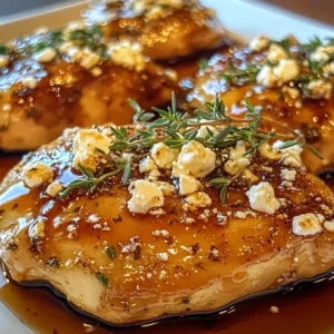 Hot Honey Infused Feta Chicken