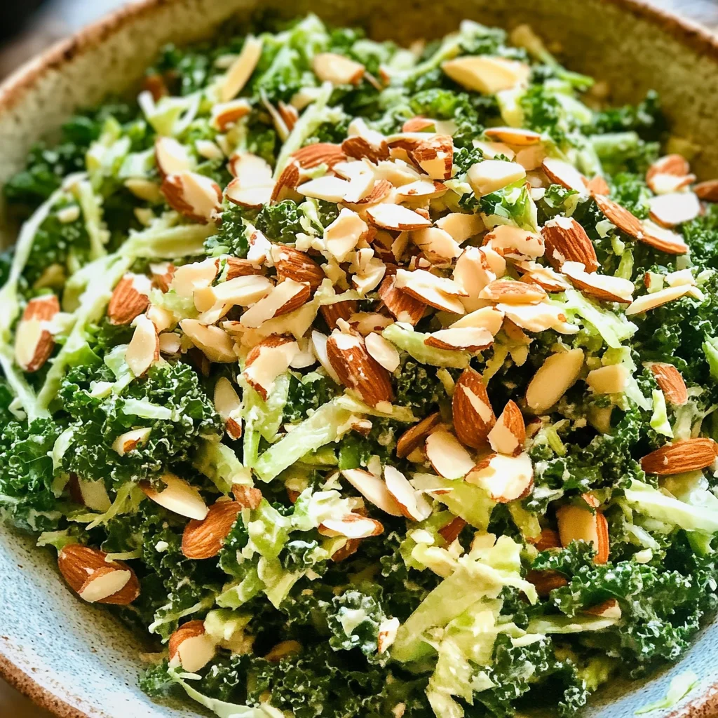 Kale Crunch Salad with Salty Almonds (Chick-fil-A Copycat)
