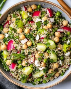 Lemon Quinoa & Chickpea Salad
