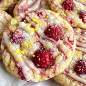 Lemon Raspberry Cookies