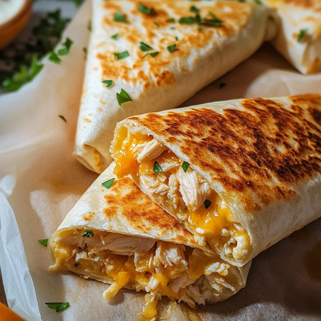Low Carb Cheesy Garlic Chicken Wraps Recipes