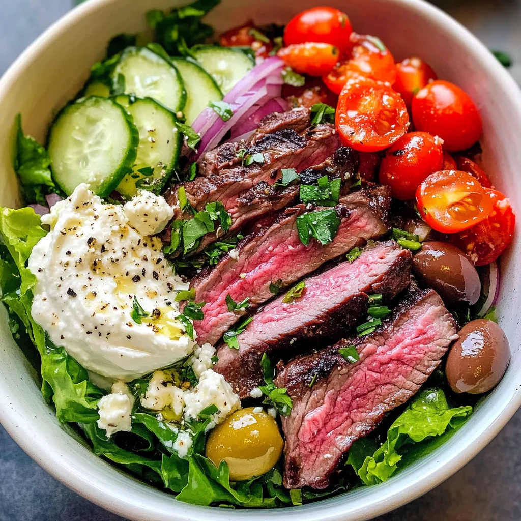 Mediterranean Steak Bowls