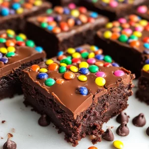 No-Bake Vegan Cosmic Brownies