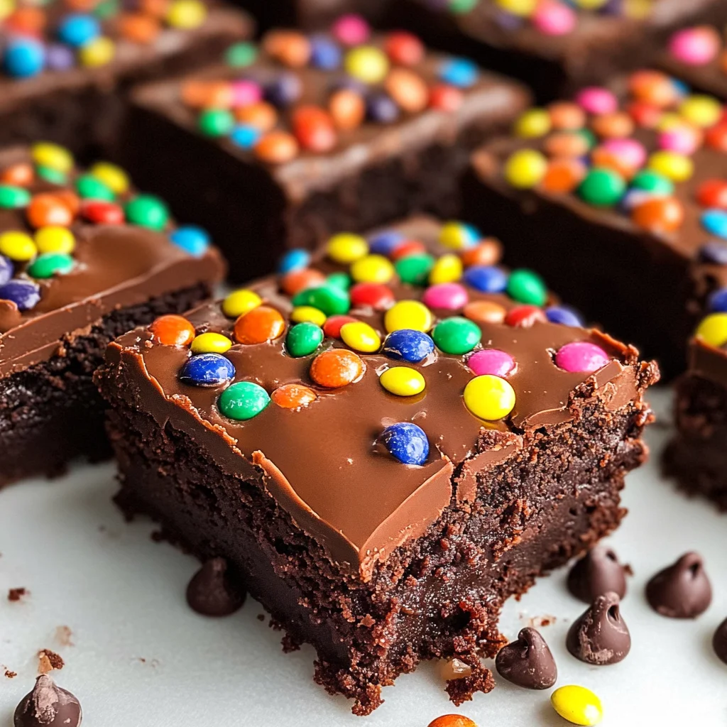 No-Bake Vegan Cosmic Brownies