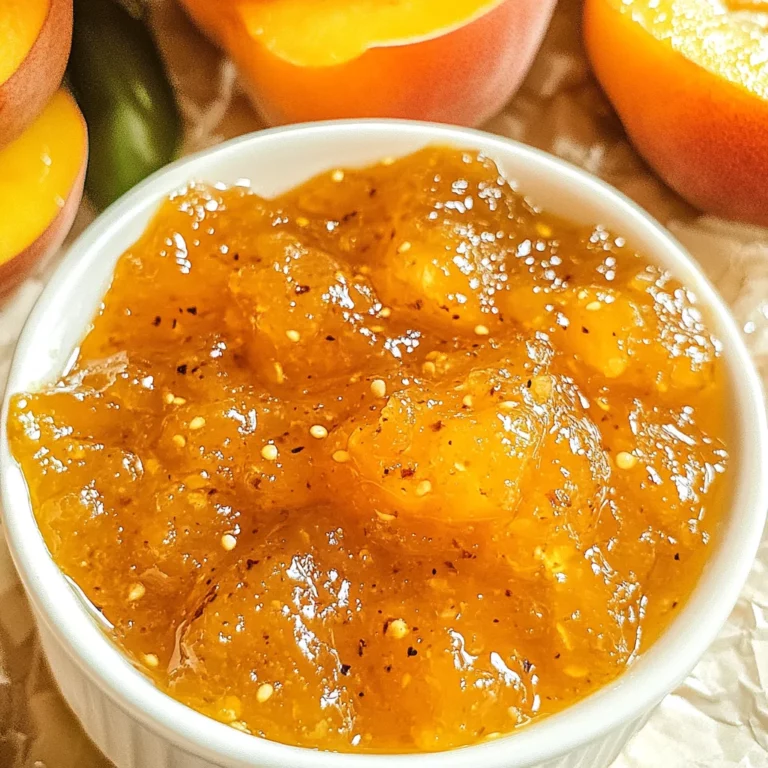 Peach Jalapeno Jam Recipe