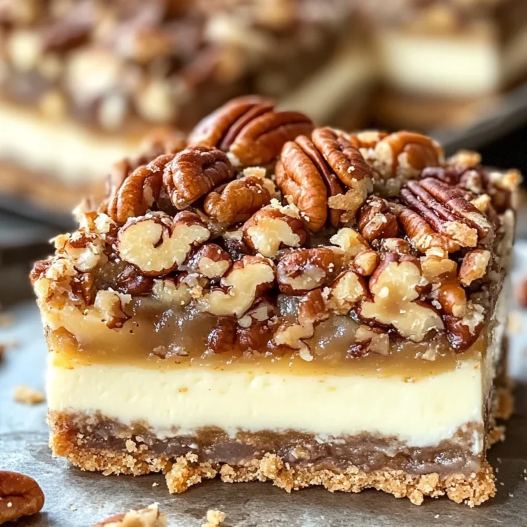 Pecan Pie Cheesecake Bars