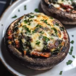 Spinach and Cheese Stuffed Portobello Mushroom Recipe