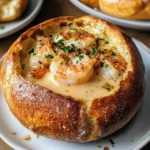 Stuffed Seafood Soup Bread Bowl