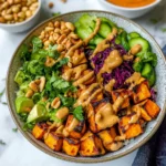 Thai Peanut Sweet Potato Buddha Bowl