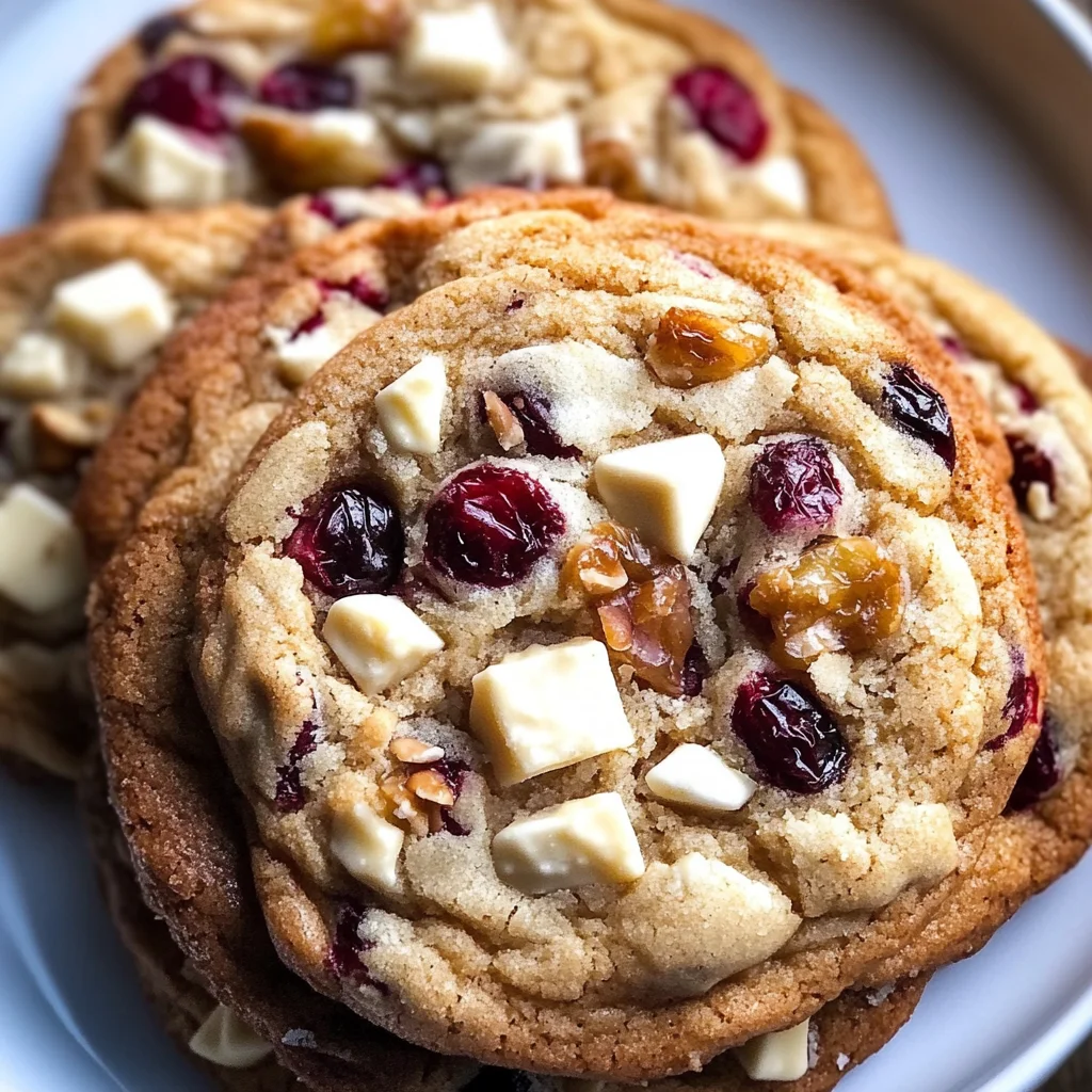 White Chocolate Cranberry Cookies