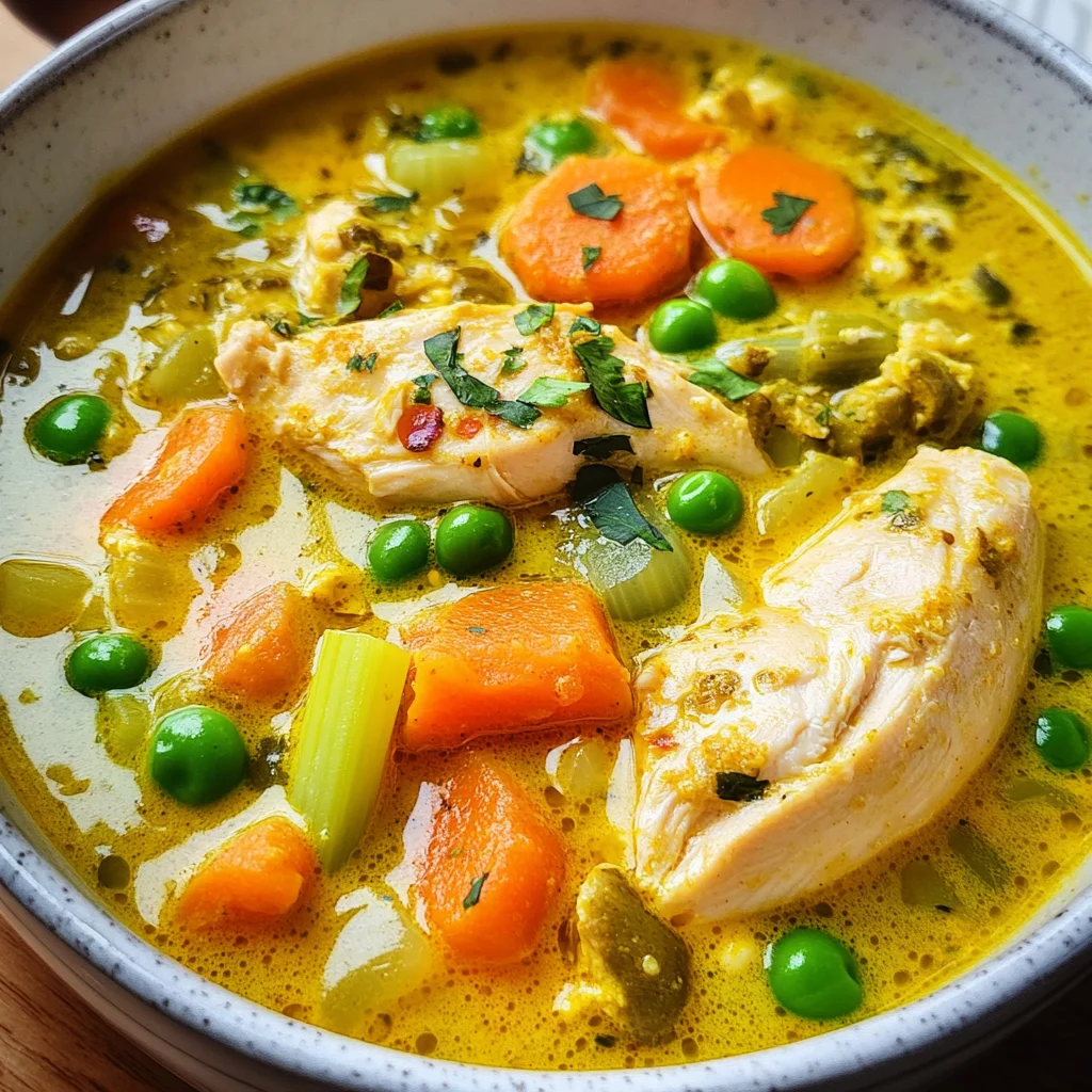 Anti Inflammatory Turmeric Chicken Soup