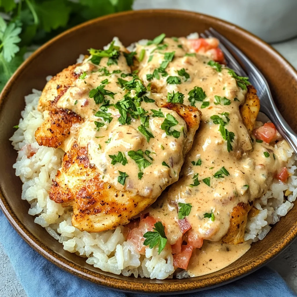 Best Smothered Chicken and Rice Recipe
