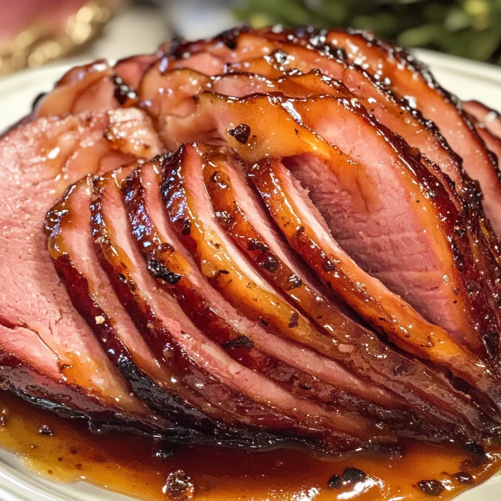 Brown Sugar Honey Glazed Spiral Ham