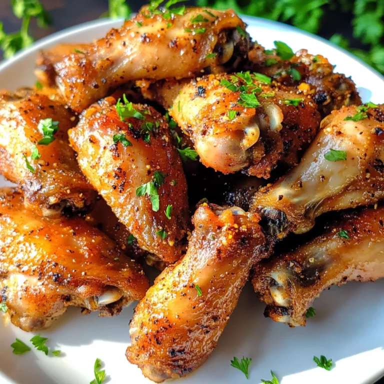 Cajun Garlic Chicken Wings