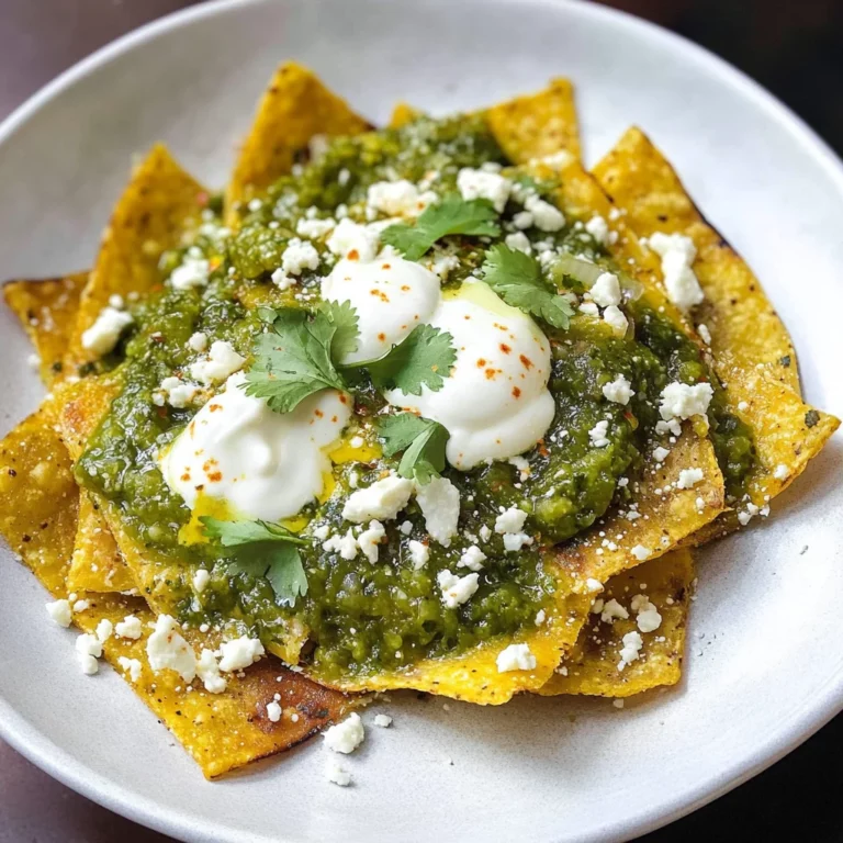 Chilaquiles Verdes (Green Chilaquiles) Recipe