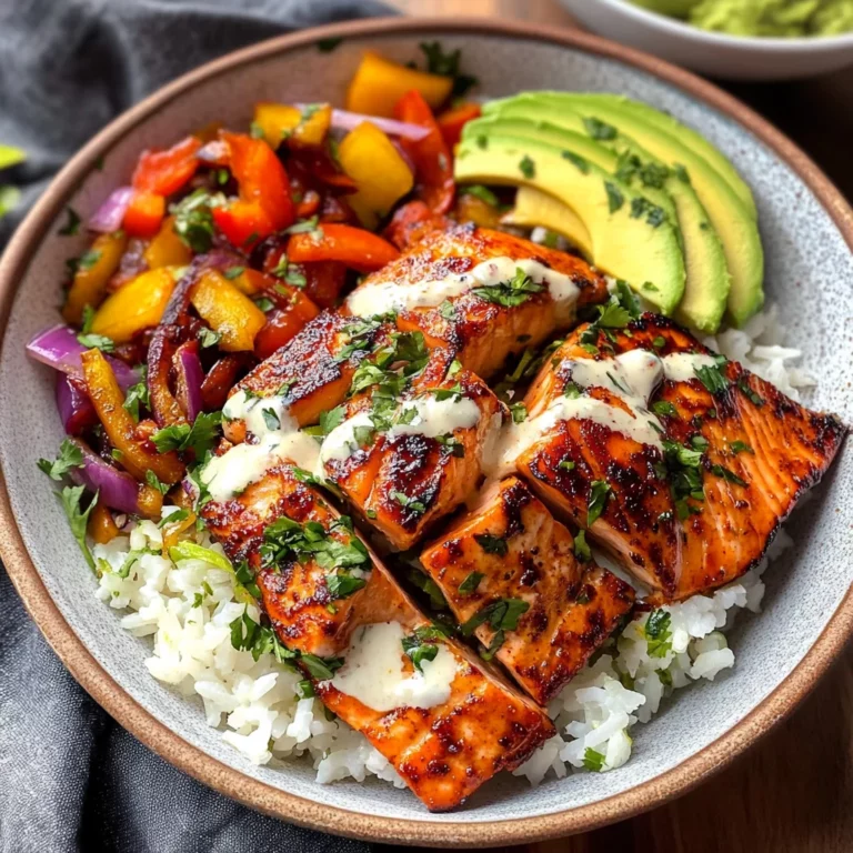 Chili Lime Salmon Bowls
