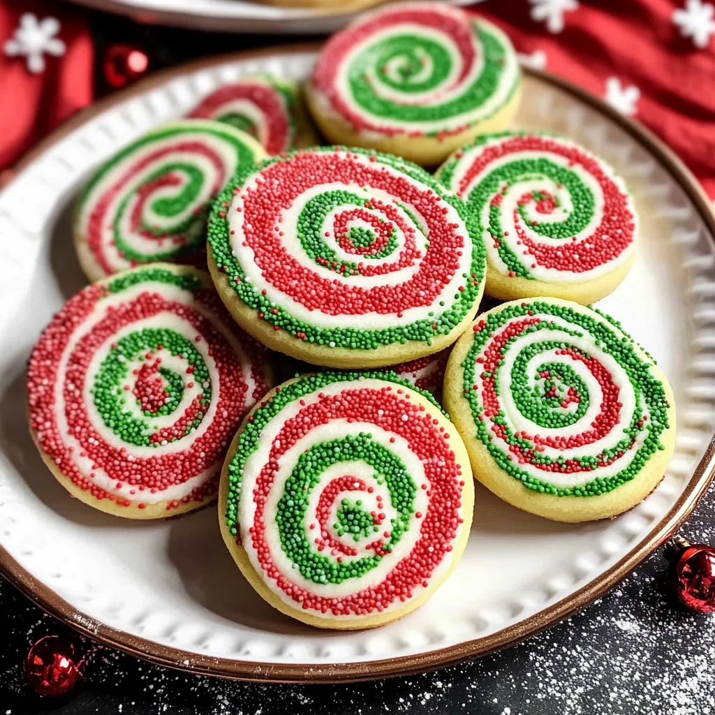 Christmas Pinwheel Cookies