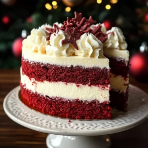 Christmas Red Velvet Cheesecake Recipe