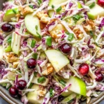 Crisp Apple Cranberry Coleslaw