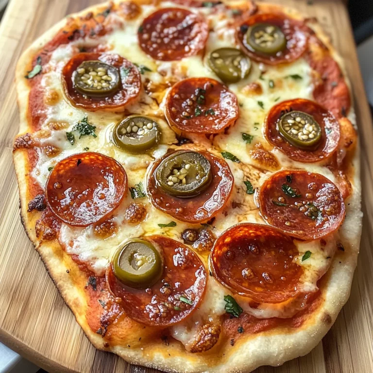 Delicious Hot Honey Flatbread Pizza