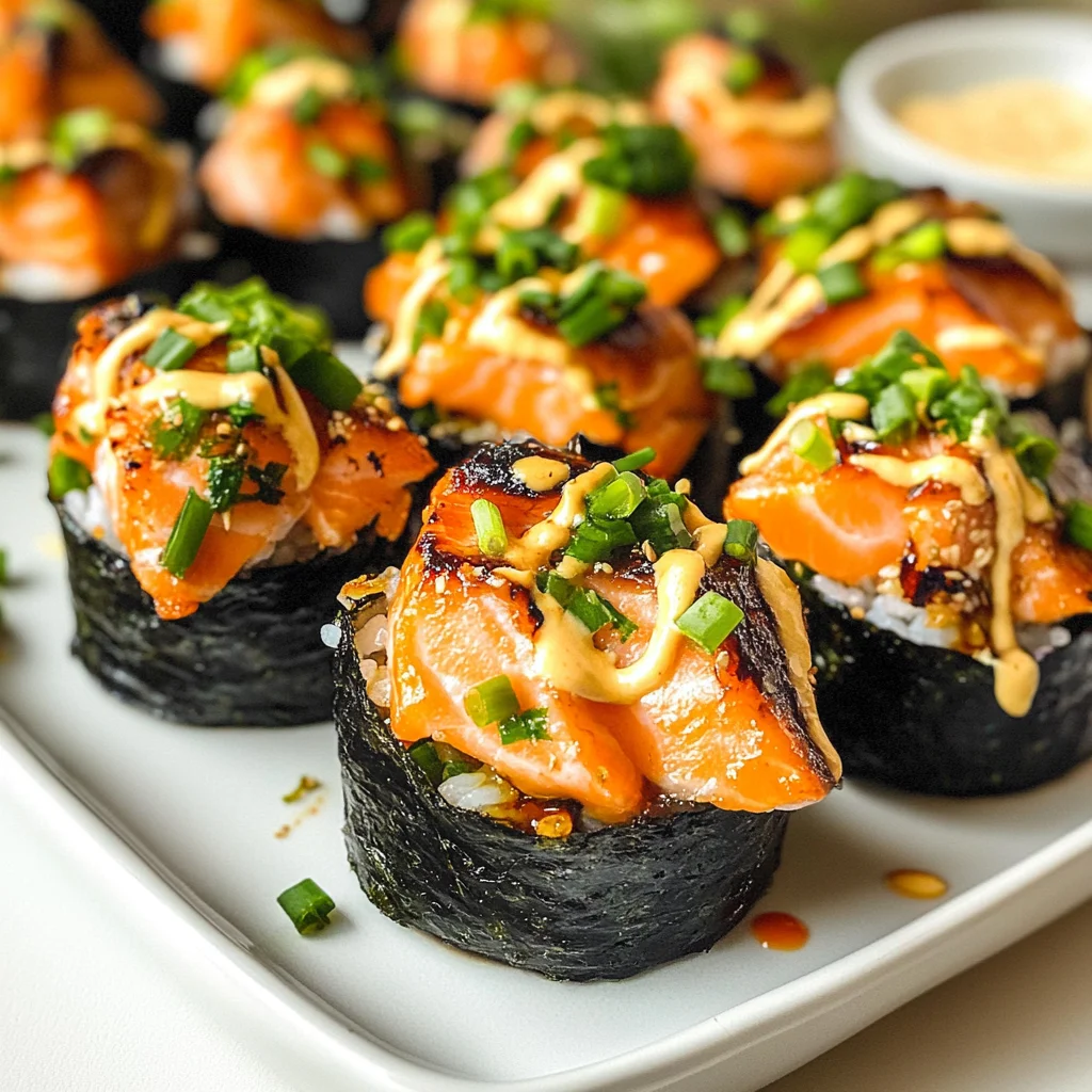 Easy Baked Salmon Sushi Cups (Viral Recipe)