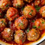 Easy Italian Meatballs