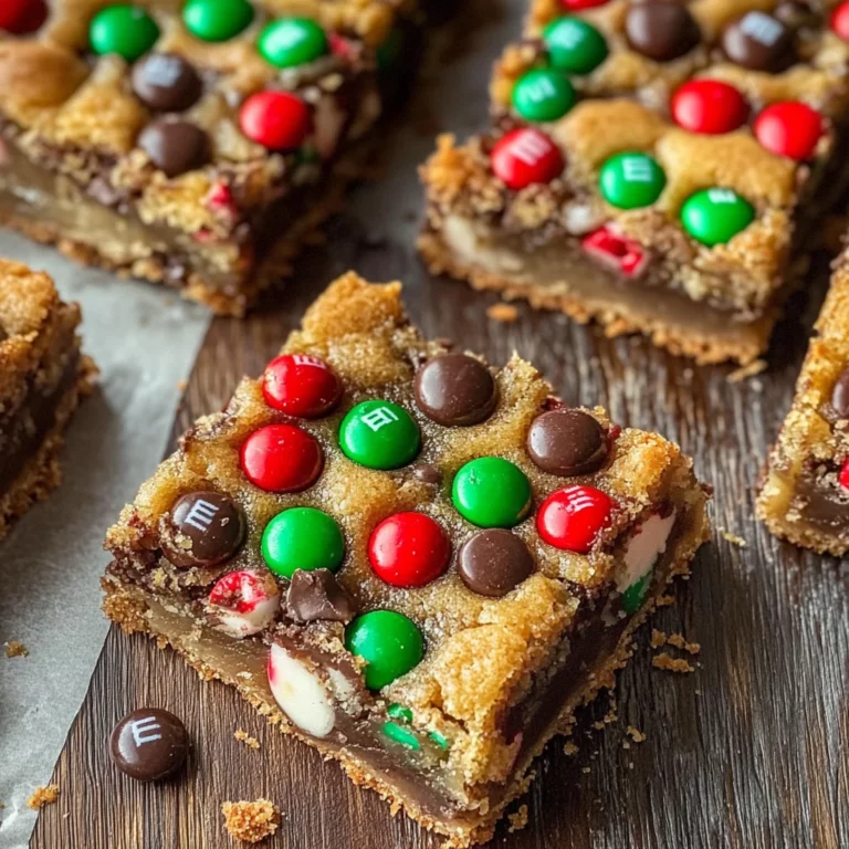 GOOEY Christmas Cookie Bars Recipe