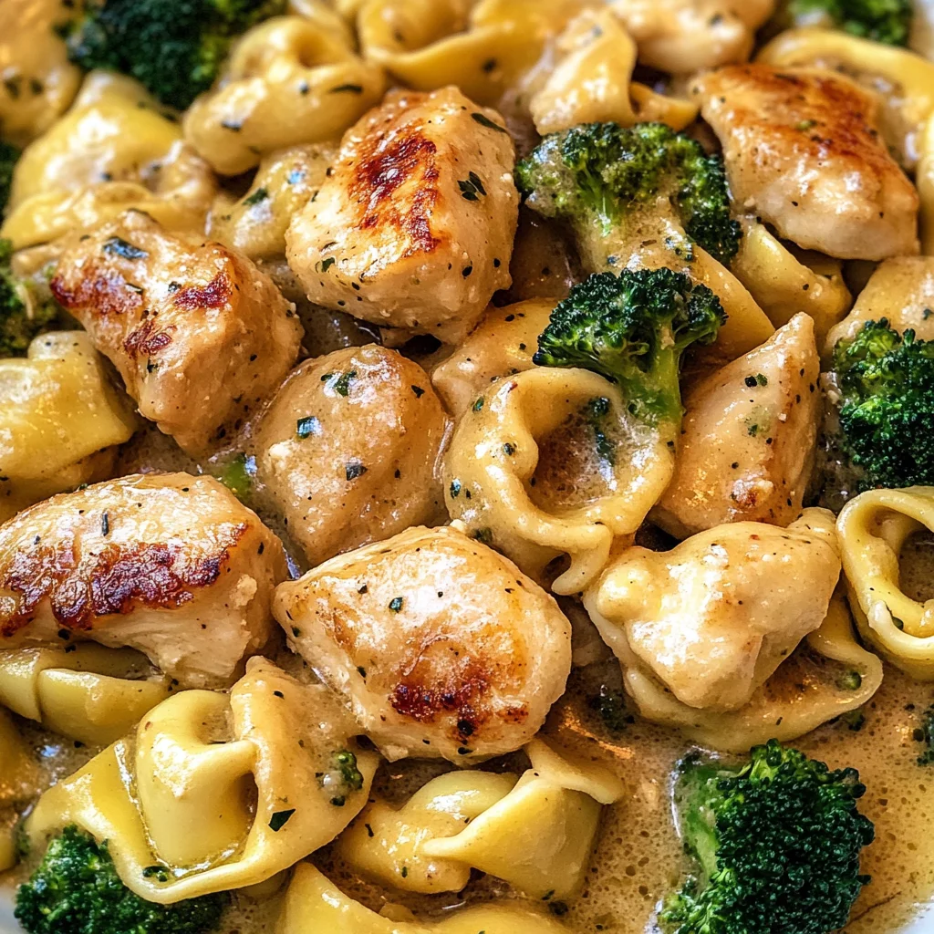 Garlic Parmesan Chicken Tortellini