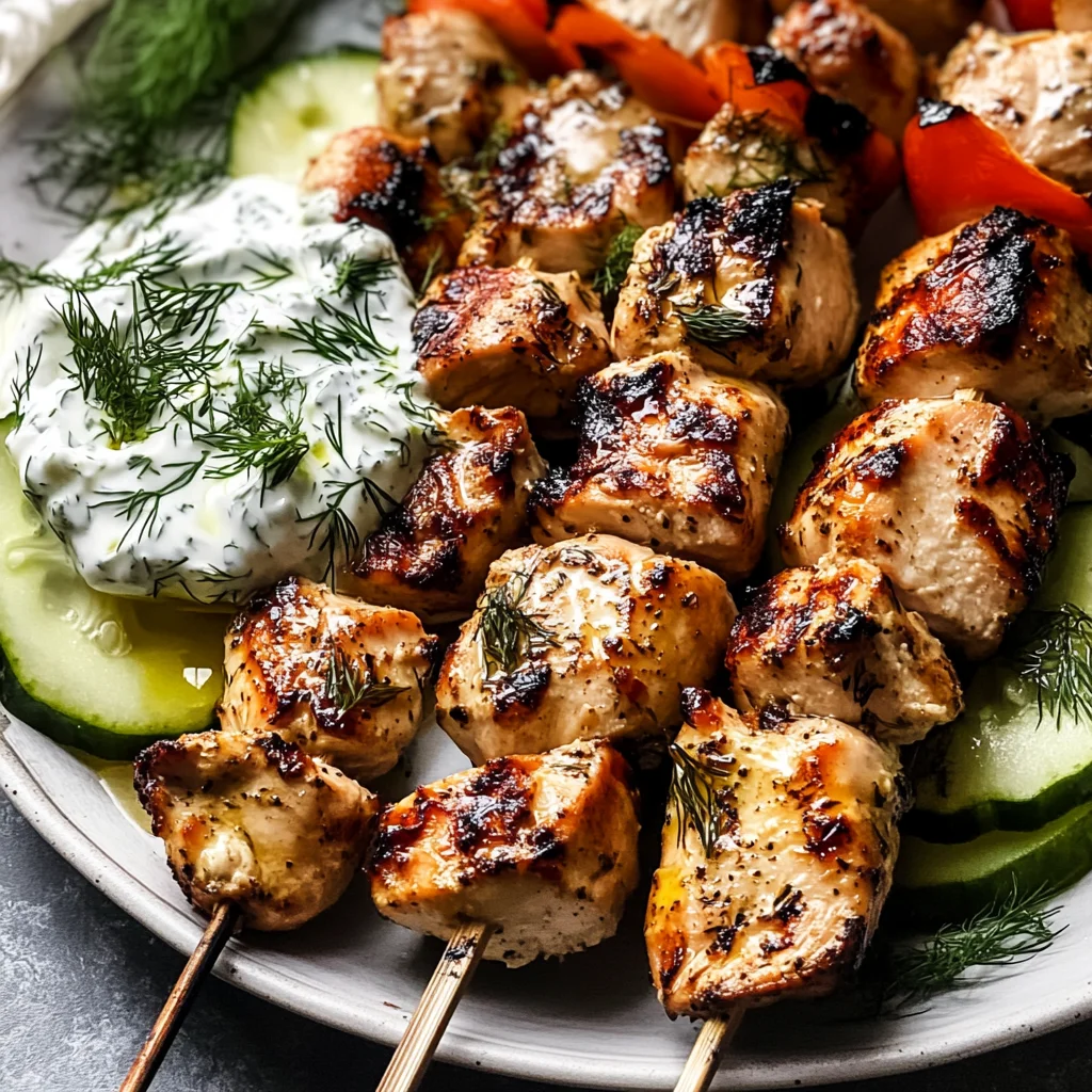 Grilled Chicken with Yogurt Sauce